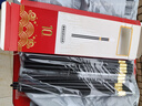WINTERPALACE 高檔合金筷子防滑不易霉耐高溫酒店快子家用餐具套裝 金福10雙 曬單實(shí)拍圖