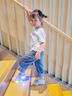 泰蘭尼斯秋季新款童鞋女童閃燈鞋防滑軟底鞋子運(yùn)動(dòng)鞋高幫護(hù)踝板鞋 白/粉/紫 28 內(nèi)長(zhǎng)17cm 適合腳長(zhǎng)16.0cm 曬單實(shí)拍圖