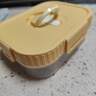 沃德百惠（WORTHBUY）飯盒食品級分格便當(dāng)盒可微波加熱飯盒上班族學(xué)生便攜專用分格飯盒 黃色長方形-單格760 ml 曬單實(shí)拍圖