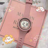 迪士倫2025新款手表女款學(xué)生初中高中兒童女孩高顏值男生可愛(ài)女童電子表 豆沙粉 曬單實(shí)拍圖