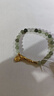 周六福（ZLF）  金鑲玉手鏈女足金竹節(jié)大吉大利和田青玉手串禮物 大吉大利手鏈17cm 曬單實(shí)拍圖
