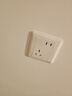 施耐德電氣 錯(cuò)位五孔插座十支裝 86型暗裝斜5孔插座面板套裝 睿意系列 白色 曬單實(shí)拍圖