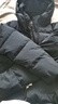 波司登（BOSIDENG）【反季】羽絨服新國標90絨男短款新升級版型高包容連帽保暖外套 黑黛青5177 L 180/100A 曬單實拍圖