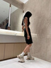 CHERY KALLY輕奢厚底老爹鞋女2025春夏新款真皮休閑鞋增高運動鞋女鞋 CHERY&KALLY 杏色 -增高7cm 37 曬單實拍圖
