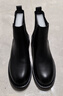 紅蜻蜓切爾西靴冬季新款女鞋顯瘦煙筒靴英倫粗跟短靴女短靴WTC44156 黑色 38 曬單實(shí)拍圖