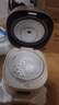 美的（Midea）0涂層2L不銹鋼內(nèi)膽1-2人電飯煲電飯鍋 家用智能多功能微壓無(wú)涂層電飯煲MB-RC201S 曬單實(shí)拍圖