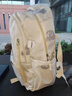 回力雙肩包女小學(xué)初高中生書(shū)包大容量輕便電腦包韓版小熊印花可愛(ài)背包 米色小熊印花款【送沖天鴨掛件】 曬單實(shí)拍圖