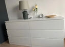 宜家（IKEA）MALM馬爾姆臥室家用斗柜收納柜床邊柜抽屜柜簡約雜物柜 六屜柜橫向白色 其他 曬單實拍圖