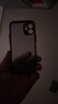 暴走 適用蘋(píng)果12Mini手機殼 iPhone12Mini保護套鏡頭全包防摔防指紋魔方硅膠直邊撞色透明磨砂黑 曬單實(shí)拍圖