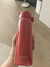 哈爾斯保溫杯女生高顏值水杯316不銹鋼外出便攜學(xué)生上學(xué)專用t 珠光紅450ml 曬單實(shí)拍圖