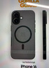 猩球衛士保護殼適用Apple/蘋(píng)果iPhone16磁吸手機殼高級感全包軟邊防摔硅膠套磨砂透明膚感簡(jiǎn)約商務(wù)外殼黑 曬單實(shí)拍圖