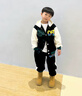 G.DUCKKIDS童裝男童秋裝套裝兒童衣服男大童春秋季連帽棒球服外套運(yùn)動裝男孩 黑色 170尺碼15~16歲【160-170cm】 曬單實拍圖