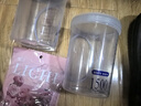 御駕道廚房密封罐塑料食品級儲藏罐透明奶粉密封罐收納盒防潮密封小罐子 4個裝【藍色】 1500ml 曬單實拍圖