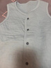 童泰（TONGTAI）嬰兒馬甲秋冬季純棉保暖男女寶寶衣服加厚背心外出坎肩馬夾 米白 90 碼(建議18-24月身高80-92cm) 曬單實拍圖