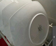 瑪戈隆特 玉蘭本色純白浮雕骨瓷餐具碗碟盤(pán)散件多規格 玉蘭浮雕20CM平盤(pán) 曬單實(shí)拍圖