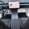 暢沖適用特斯拉MODELY/3煥新版全包圍汽車專用腳墊改裝飾配件用品地毯 【珍珠白色-單層腳墊】 Model y【25款】煥新版【魔印包門檻】 曬單實拍圖