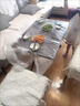 普美森升降茶幾餐桌兩用一體式小戶型長方形茶幾家用多功能可移動沙發(fā)桌 【歐松生態(tài)】90*60 夢幻棕 曬單實拍圖