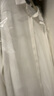伯德小姐白色職業(yè)襯衫女春夏面試正裝上衣西裝內(nèi)搭職場(chǎng)高級(jí)感襯衣 曬單實(shí)拍圖