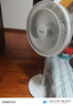 美的（Midea）電風(fēng)扇 家用七葉立式落地扇宿舍臥室輕音節能搖頭桌面小風(fēng)扇大風(fēng)力空氣循環(huán)風(fēng)扇 SAF30AC  曬單實(shí)拍圖