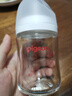 貝親（Pigeon）玻璃奶瓶寬口徑防脹氣240ml M號(hào)奶嘴 3月+ AA187  曬單實(shí)拍圖