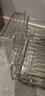 帥仕廚房用具置物架瀝水架籃碗碟架304不銹鋼多功能放碗盤(pán)筷筒收納盒 實(shí)心304【長(cháng)46深30】4件套 曬單實(shí)拍圖
