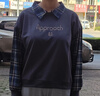 帝黛（DIDAI）品牌衛(wèi)衣女春秋2025款運(yùn)動(dòng)t恤新品女士外套長袖中年女裝打底衫 淺灰色 2XL 建議（125-140）斤 曬單實(shí)拍圖