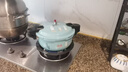 雙喜 高壓鍋微壓鍋麥飯石不粘壓力鍋燃氣電磁爐通用家用迷你小煮粥鍋 麥飯石內膽3.5L/2-3人 22cm 曬單實(shí)拍圖