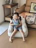 艾咪艾咪嬰兒沙發(fā)椅0到6歲小月齡寶寶兒童小沙發(fā)小孩坐凳可坐可躺 綠野仙蹤 【中號】0-4歲 曬單實(shí)拍圖