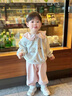 奧特曼童裝女童套裝春秋2025新款洋氣兒童秋裝時髦嬰兒衣服娃娃臉兩件套 粉色 73 建議7-9個月13-18斤 曬單實拍圖