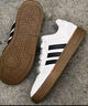 adidas「小鋸齒」D-PAD CLASSIC休閑美高風(fēng)復(fù)古籃球板鞋阿迪達(dá)斯 淺灰/黑色/淺猩紅   38 曬單實(shí)拍圖