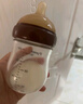 世喜新生兒防脹氣奶瓶0-1個月玻璃嬰兒仿母乳奶嘴160ml奶嘴孔隨機(jī)發(fā) 曬單實(shí)拍圖