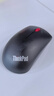 ThinkPad 聯(lián)想thinkplus小黑紅點(diǎn)無(wú)線(xiàn)鼠標 筆記本電腦辦公鼠標 單模-無(wú)線(xiàn)鼠標（石墨黑） 曬單實(shí)拍圖