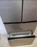 美的（Midea）【國(guó)家補(bǔ)貼至高20%】MR-417WFPE銀法式多門四開門嵌入式60CM超薄嵌入式一級(jí)雙變頻家用電冰箱 MR-417WFPE 流蘇銀 曬單實(shí)拍圖