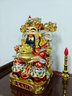 黃銅財(cái)神爺供奉神像彩繪文財(cái)神招聚辦公室店鋪家用大號(hào)財(cái)神擺件 琉晶彩-48號(hào) 銅聚寶盆財(cái)神 曬單實(shí)拍圖