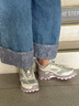 愛步（ECCO）運動鞋女 25年 BIOM C蹤跡戶外夏季透氣網面登山鞋 健步803383 冰白色/砂礫灰/玫瑰粉 39 曬單實拍圖