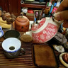 宜興紫砂壺壺稀有白段感溫變色浮雕百福石瓢250毫升家用茶具 感溫變色浮雕百福石瓢 250ml 曬單實(shí)拍圖