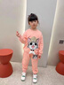 皮爾卡丹童裝女童秋裝套裝2025新款兒童洋氣運動(dòng)衛衣兩件套中小童春秋衣服 粉色 120 尺碼5~6歲【110-120cm】 曬單實(shí)拍圖