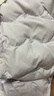 戴維貝拉（DAVE＆BELLA）三防女寶羽絨連體衣初生嬰兒爬爬服滿月寶寶冬裝新款小童包屁衣 淺紫色【現(xiàn)貨】 90cm 【充絨量80.5g】 曬單實拍圖