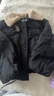 森馬（Semir）羽絨服女插肩袖可脫卸毛領(lǐng)2025冬季oversize花苞外套109725113017 曬單實(shí)拍圖