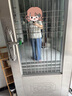 百圖betu女裝2025夏季新款休閑闊腿褲防曬涼感高腰寬松褲子女2505T81 牛仔色 M 曬單實拍圖