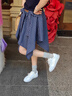 斐樂(lè)（FILA）【韓素希同款】官方女鞋摩登板鞋2025夏新款布丁鞋薄底鞋休閑鞋 雪白/幻象藍(lán)-SI 38.5 曬單實(shí)拍圖