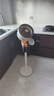 創(chuàng)維【全屋驅蚊】空氣循環(huán)扇家用電風扇落地扇2025新款大風量語音遙控輕音節(jié)能臥室小風扇Q522 白咖色 曬單實拍圖