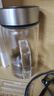 京東京造 茶杯 雙層玻璃茶水分離泡茶咖啡杯子帶把手大容量500ml 曬單實(shí)拍圖