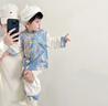 G.DUCKKIDS小黃鴨周歲禮服男寶寶抓周衣服女漢服百日宴百天滿月嬰兒套裝夏季 紅色+香囊 90 建議1~2歲【 80-90cm】cm 曬單實拍圖