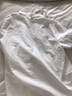 紫涵（ZIHAN）紫涵純棉寬松襯衫女秋季法式花邊立領(lǐng)蝴蝶結(jié)系帶白色襯衣 白色 L 曬單實拍圖