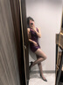 SK【波點黑絲】黑色透膚絲襪女春季圓點0.01D防勾絲超薄性感襪子 波點黑色 均碼 曬單實拍圖