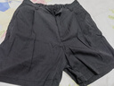 無印良品（MUJI）女式 萊賽爾纖維 短褲 褲子 休閑褲 夏天 女裝 BEC11C3S 黑色 S 曬單實拍圖