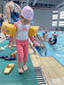swimbobo兒童游泳手臂圈寶寶游泳圈水袖漂泳圈兒童游泳裝備BO1100粉色恐龍 曬單實(shí)拍圖