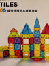 奧迪雙鉆（AULDEY）兒童磁力片鉆面積木磁性磁力玩具3-6歲男孩女孩玩具生日禮物100片 曬單實拍圖