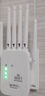 wifi信號放大器路由器千兆穿墻王:信號增強家用手機無(wú)線(xiàn)網(wǎng)中繼器 四天線(xiàn)至尊版【1200M網(wǎng)速提升5倍 曬單實(shí)拍圖